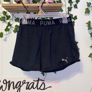 black shorts
